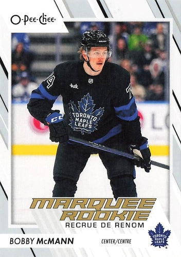 #561 Bobby McMann - Toronto Maple Leafs - 2023-24 O-Pee-Chee Hockey
