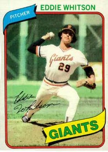 #561 Eddie Whitson - San Francisco Giants - 1980 Topps Baseball