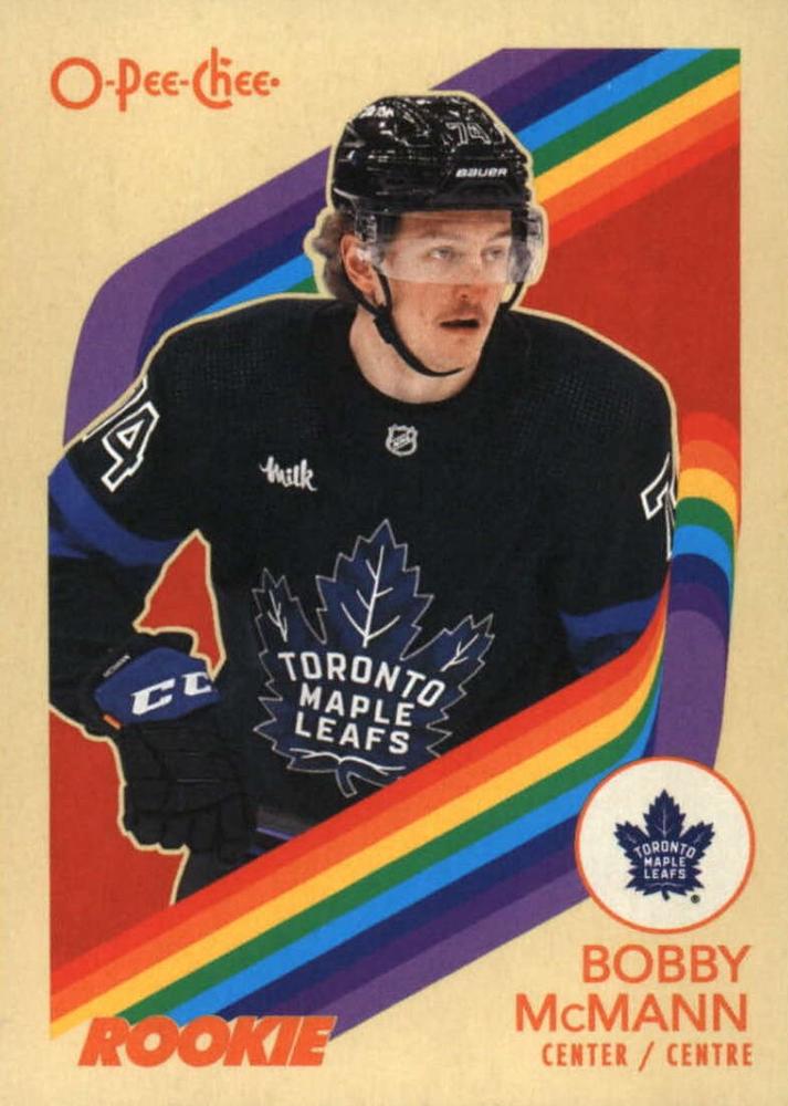 #561 Bobby McMann - Toronto Maple Leafs - 2023-24 O-Pee-Chee - Retro Hockey