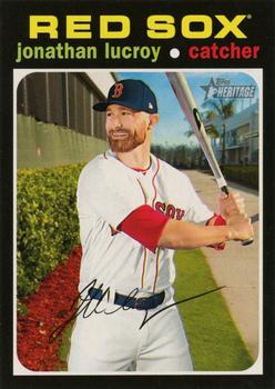 #561 Jonathan Lucroy - Boston Red Sox - 2020 Topps Heritage Baseball
