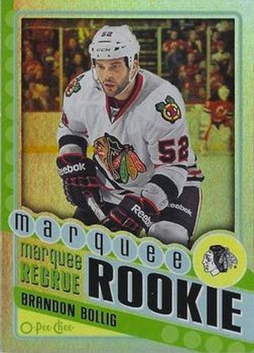 #561 Brandon Bollig - Chicago Blackhawks - 2012-13 O-Pee-Chee - Rainbow Hockey