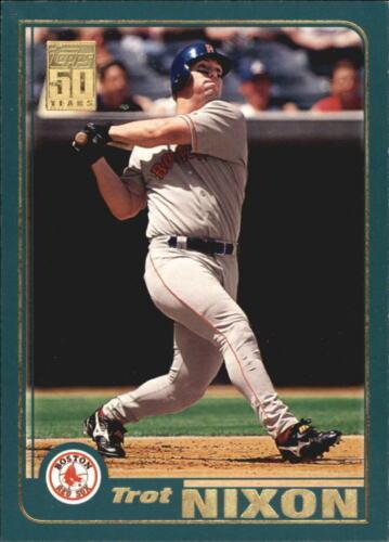 #561 Trot Nixon - Boston Red Sox - 2001 Topps Baseball