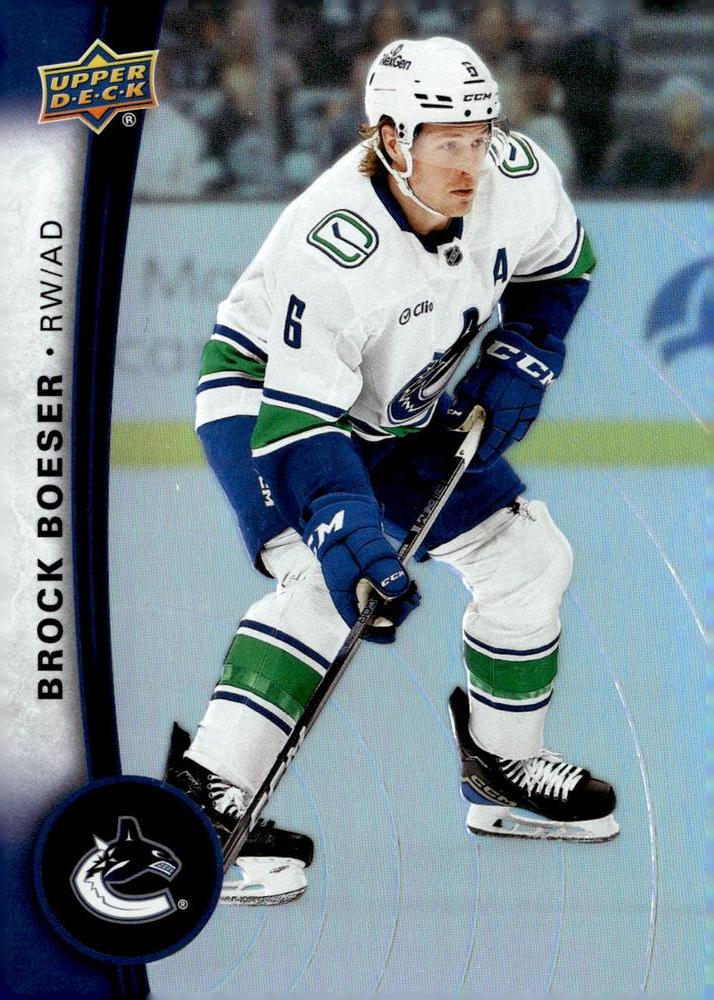 #6 Brock Boeser - Vancouver Canucks - 2025-26 Upper Deck Tim Hortons Hockey
