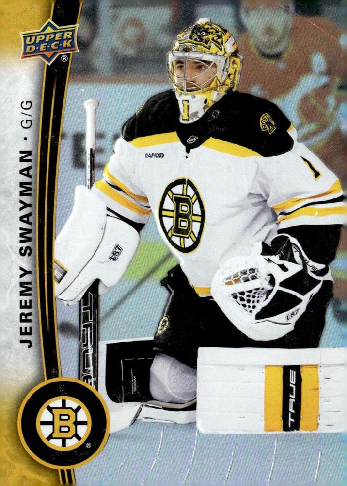 #46 Jeremy Swayman - Boston Bruins - 2025-26 Upper Deck Tim Hortons Hockey