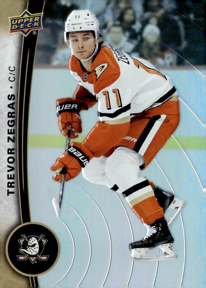 #114 Trevor Zegras - Anaheim Ducks - 2025-26 Upper Deck Tim Hortons Hockey