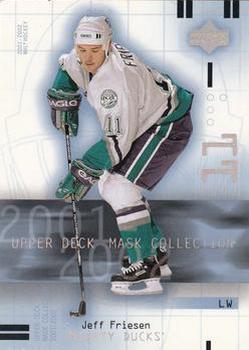 #2 Jeff Friesen - Anaheim Mighty Ducks - 2001-02 Upper Deck Mask Collection Hockey