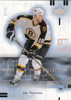 #8 Joe Thornton - Boston Bruins - 2001-02 Upper Deck Mask Collection Hockey