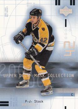 #10 P.J. Stock - Boston Bruins - 2001-02 Upper Deck Mask Collection Hockey