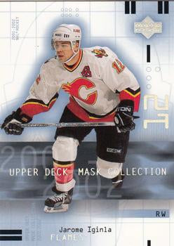 #13 Jarome Iginla - Calgary Flames - 2001-02 Upper Deck Mask Collection Hockey