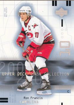 #16 Ron Francis - Carolina Hurricanes - 2001-02 Upper Deck Mask Collection Hockey