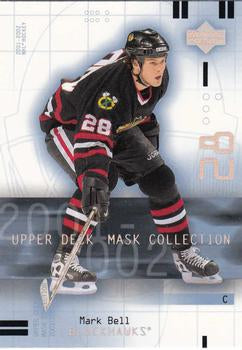 #18 Mark Bell - Chicago Blackhawks - 2001-02 Upper Deck Mask Collection Hockey