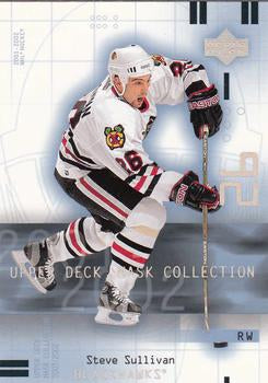 #19 Steve Sullivan - Chicago Blackhawks - 2001-02 Upper Deck Mask Collection Hockey