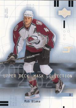 #23 Rob Blake - Colorado Avalanche - 2001-02 Upper Deck Mask Collection Hockey
