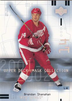 #32 Brendan Shanahan - Detroit Red Wings - 2001-02 Upper Deck Mask Collection Hockey