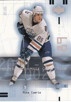 #36 Mike Comrie - Edmonton Oilers - 2001-02 Upper Deck Mask Collection Hockey