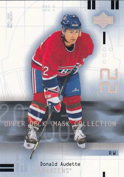 #50 Donald Audette - Montreal Canadiens - 2001-02 Upper Deck Mask Collection Hockey