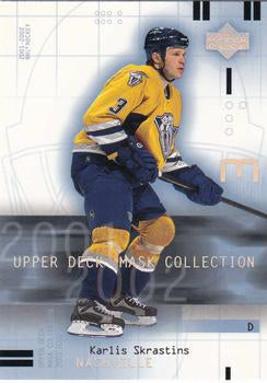 #52 Karlis Skrastins - Nashville Predators - 2001-02 Upper Deck Mask Collection Hockey