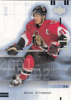 #67 Daniel Alfredsson - Ottawa Senators - 2001-02 Upper Deck Mask Collection Hockey