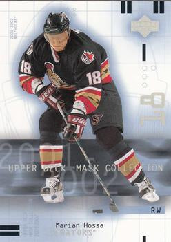 #68 Marian Hossa - Ottawa Senators - 2001-02 Upper Deck Mask Collection Hockey
