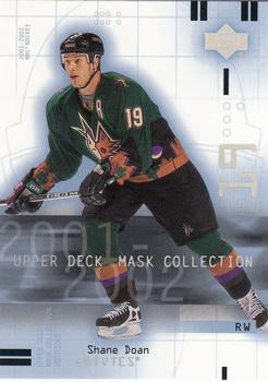 #76 Shane Doan - Phoenix Coyotes - 2001-02 Upper Deck Mask Collection Hockey