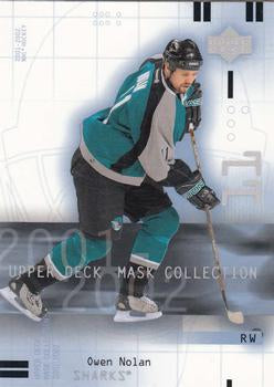 #81 Owen Nolan - San Jose Sharks - 2001-02 Upper Deck Mask Collection Hockey