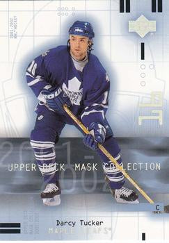 #90 Darcy Tucker - Toronto Maple Leafs - 2001-02 Upper Deck Mask Collection Hockey