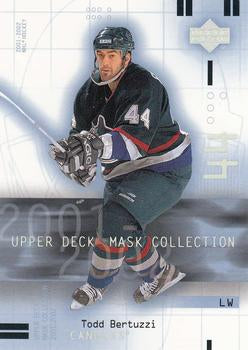 #94 Todd Bertuzzi - Vancouver Canucks - 2001-02 Upper Deck Mask Collection Hockey