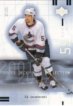 #96 Ed Jovanovski - Vancouver Canucks - 2001-02 Upper Deck Mask Collection Hockey