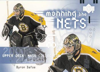 #103 Byron Dafoe - Boston Bruins - 2001-02 Upper Deck Mask Collection Hockey