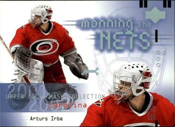 #106 Arturs Irbe - Carolina Hurricanes - 2001-02 Upper Deck Mask Collection Hockey