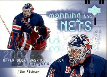 #120 Mike Richter - New York Rangers - 2001-02 Upper Deck Mask Collection Hockey