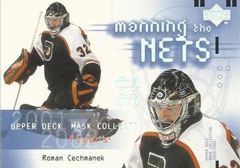 #122 Roman Cechmanek - Philadelphia Flyers - 2001-02 Upper Deck Mask Collection Hockey