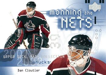 #129 Dan Cloutier - Vancouver Canucks - 2001-02 Upper Deck Mask Collection Hockey