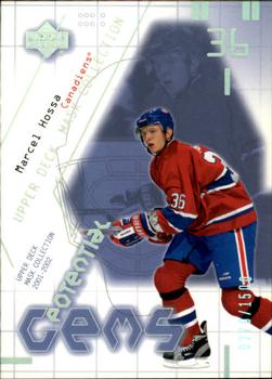 #151 Marcel Hossa - Montreal Canadiens - 2001-02 Upper Deck Mask Collection Hockey