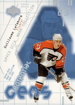 #161 Guillaume Lefebvre - Philadelphia Flyers - 2001-02 Upper Deck Mask Collection Hockey