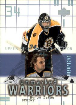 #171 Byron Dafoe - Boston Bruins - 2001-02 Upper Deck Mask Collection Hockey