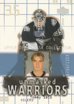 #178 Tommy Salo - Edmonton Oilers - 2001-02 Upper Deck Mask Collection Hockey