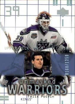 #179 Felix Potvin - Los Angeles Kings - 2001-02 Upper Deck Mask Collection Hockey