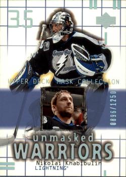 #188 Nikolai Khabibulin - Tampa Bay Lightning - 2001-02 Upper Deck Mask Collection Hockey