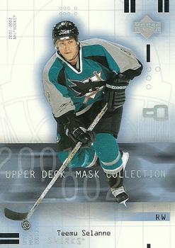 #82 Teemu Selanne - San Jose Sharks - 2001-02 Upper Deck Mask Collection Hockey