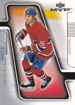 #102 Martin Rucinsky - Montreal Canadiens - 2001-02 Upper Deck MVP Hockey