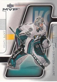 #1 Jean-Sebastien Giguere - Anaheim Mighty Ducks - 2001-02 Upper Deck MVP Hockey