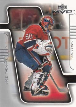 #100 Jose Theodore - Montreal Canadiens - 2001-02 Upper Deck MVP Hockey