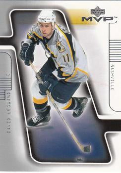 #104 David Legwand - Nashville Predators - 2001-02 Upper Deck MVP Hockey