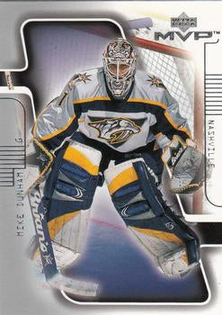 #106 Mike Dunham - Nashville Predators - 2001-02 Upper Deck MVP Hockey