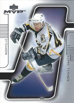 #107 Kimmo Timonen - Nashville Predators - 2001-02 Upper Deck MVP Hockey