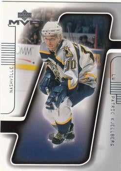#109 Patric Kjellberg - Nashville Predators - 2001-02 Upper Deck MVP Hockey