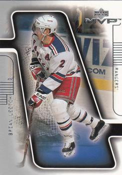#124 Brian Leetch - New York Rangers - 2001-02 Upper Deck MVP Hockey