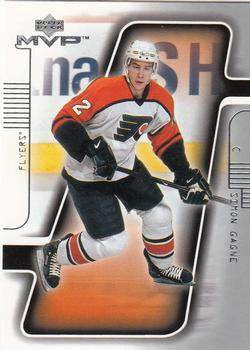 #137 Simon Gagne - Philadelphia Flyers - 2001-02 Upper Deck MVP Hockey