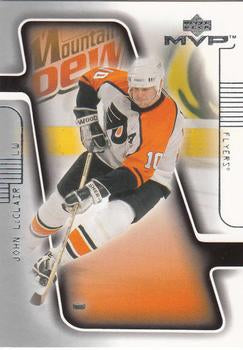 #140 John LeClair - Philadelphia Flyers - 2001-02 Upper Deck MVP Hockey